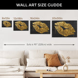 Goldenlips Canvas Print Made In USA