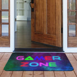 Game On Entrance Doormat for Indoor or Outdoor Use Rubber Floor Mat