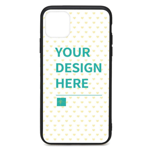 MyArtsyGift - Custom Case for Apple IPhone 11 Pro Max Glass Cover Anti-Scratch Soft TPU Personalized Design Phone Cases