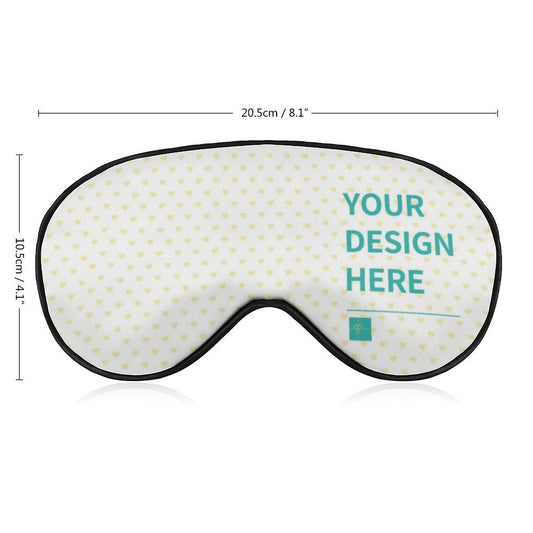 MyArtsyGift - Custom Eye Mask Personalized Sleep Mask , Customized Eye Cover for Men Women Sleep Office Travel