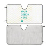 MyArtsyGift - Custom Windshield Sun Shade for Car Personalized Window Sunshades Customize Car Sun Visor