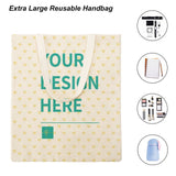 MyArtsyGift - Personalized Canvas Tote Bags for Women Custom Shopping Gift Bag for Women Girls