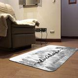 Forest Entrance Doormat for Indoor or Outdoor Use Rubber Floor Mat