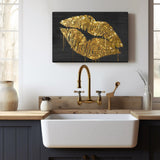 Goldenlips Canvas Print Made In USA