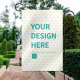 MyArtsyGift - Personalized Garden Flag Customize Yard House Flag for Outside Lawn Patio Garden