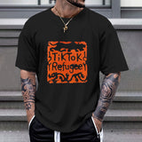 TikTok Refugee Stamp Gildan Unisex T-shirt (180g)