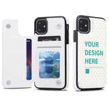 MyArtsyGift - Personalized Photo Wallet Phone Case for IPhone 11, Custom Picture PU Leather Flip Phone Case