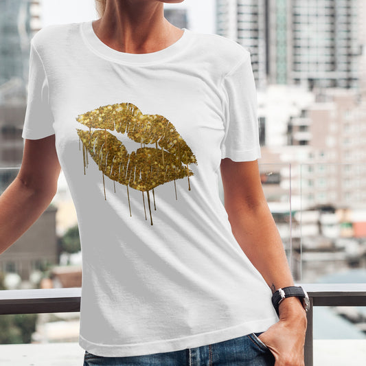 Goldenlips Classic Women's T-shirt Made In USA