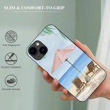 MyArtsyGift - Phone Case Compatible with IPhone 15 Case Anti-Slip Shockproof Protection Cover Cases for Women Men