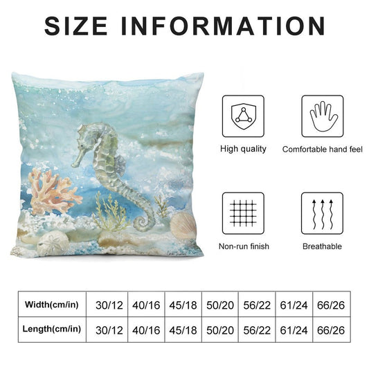 MyArtsyGift - Set of 2 Square Throw Pillow Cover Short Plush Pillow Case Cushion Cover for Home Sofa Couch Living Room Car Decor