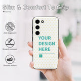 MyArtsyGift - Personalized Phone Case for Samsung Galaxy S23,Anti-Scratch Soft TPU Customized Photo Cover