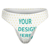 MyArtsyGift - Custom Swin Thong Personalized Underwear Panties With Your Photo Words for Her