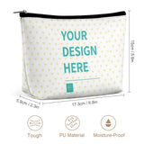 MyArtsyGift - Custom Makeup Bag Personalized Cosmetic Bag Custom Portable Storage Bag for Women