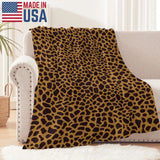 Animal Skin 7 Flannel Blanket Made In USA