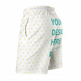 MyArtsyGift - Personalized Mens Swim Trunks Custom Quick Dry Board Shorts Mens Bathing Suit Beach Swimwear Mesh Lining with Pocket