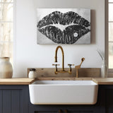 dark kiss Canvas Print Made In USA