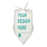 MyArtsyGift - Custom Dog Bandana Personalized Pet Scarf Triangle Neckwear Pet Bibs for Small Medium Large Dogs Cats Puppy Pets Birthday