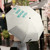 MyArtsyGift - Custom 3 Fold Umbrella Customized UV Resistant Umbrellas Gifts for Men and Women