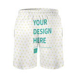 MyArtsyGift - Personalized Mens Swim Trunks Custom Quick Dry Board Shorts Mens Bathing Suit Beach Swimwear Mesh Lining with Pocket