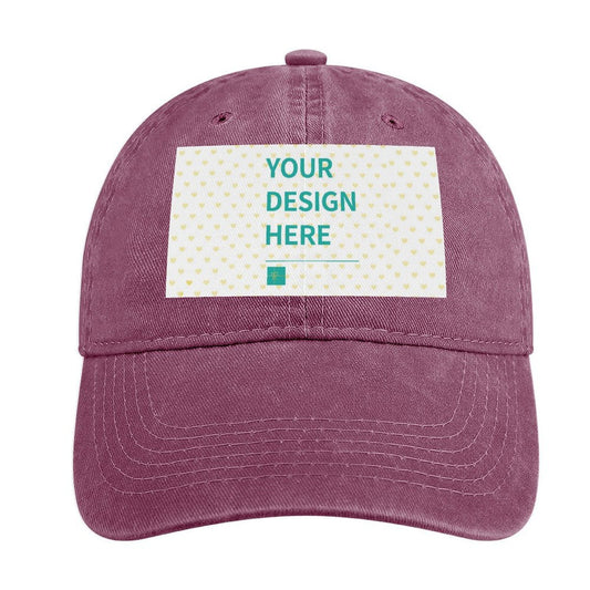 MyArtsyGift - Custom Hats Custom Baseball Cap for Men Women Personalized Trucker Hats