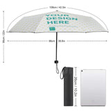 MyArtsyGift - Custom 3 Fold Umbrella Customized UV Resistant Umbrellas Gifts for Men and Women