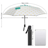 MyArtsyGift - Custom 3 Fold Auto Umbrella Customized UV Resistant Umbrellas Gifts for Men and Women