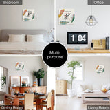 MyArtsyGift - Personalized Simplicity Wooden Wall Clock - Square Clock for Home, Kitchen Housewarming Gift, Made in USA