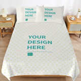 MyArtsyGift - Customized 3-Piece Bedding Set Personalised Printing Duvet Cover Sets for Family Kids Couples