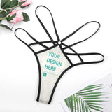 MyArtsyGift - Custom Sexy Panties for Women Personalized Thongs Gift for Her Girlfriend Wife