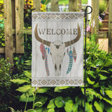 Welcome Double Sided Garden Flag for Yard Farmhouse (Made in USA)