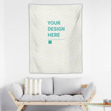 MyArtsyGift - Personalized Custom Tapestry Customized Wall Hanging Personalized Backdrop for Living Room