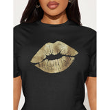 Hollywood Kiss Classic Women's T-shirt Made In USA