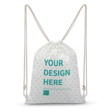 Custom Drawstring Backpacks Personalized Bag with Logo Text Great for Travelling Gym