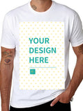 Custom 180g Cotton T-Shirt - Front Print - Ships from Canada