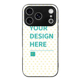 Custom Phone Glass Case for Apple IPhone 18 Series Personalized Photo Tempered Glass Phone Case