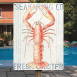 50939_d_Floursack Nautical II Tin Sign Fresh Lobster Metal Sign for Kitchen Bar Wall Decor(Made in USA)