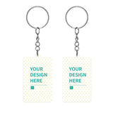 MyArtsyGift - Custom Keychain with Picture Personalized Double Sided Acrylic Keychain