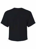 MyArtsyGift - Custom Women's Summer Crop Tops T Shirts Personalized Round Neck Short Sleeve Fashion Tee Made in USA