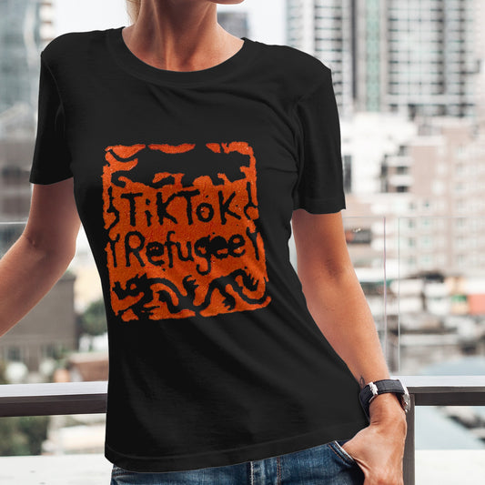 TikTok Refugee Stamp Classic Women's T-shirt Made In USA