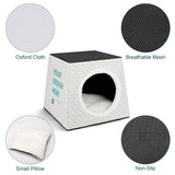 MyArtsyGift - Custom Capsule Pet Waterloo Dog Cat House Cube Bed for Small Pet Dog