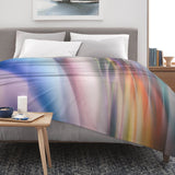 Colorful Flannel Blanket for Sofa Couch Bed Made In USA