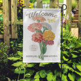 Flowers Double Sided Garden Flag Décor for Yard Farmhouse (Made in USA)