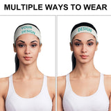 MyArtsyGift - Personalized Unisex Sweatbands Custom Sports Headbands for Women Men