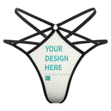 MyArtsyGift - Custom Sexy Panties for Women Personalized Thongs Gift for Her Girlfriend Wife