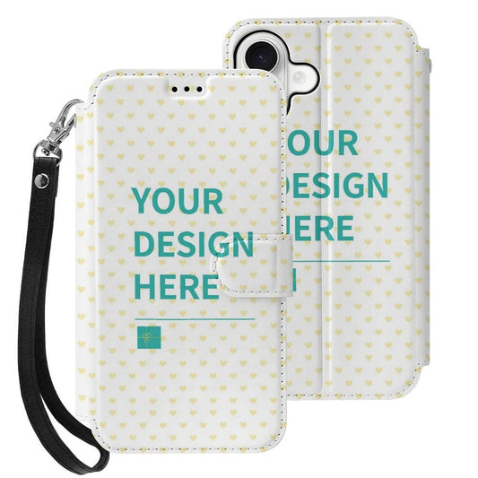 Personalized Photo PU Leather Phone Case for IPhone 18 Series Custom Flip Phone Cover