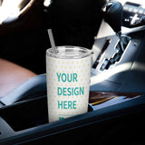 MyArtsyGift - Custom Car Cup Coffee Tumblers Stainless Steel Coffee Travel Mug Cup Birthday Christmas Gifts