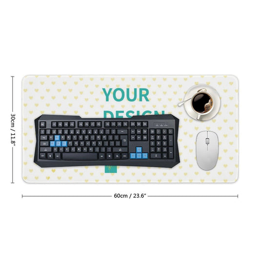 MyArtsyGift - Personalized Mouse Pad Customized Large Gaming Mousepad Custom Desk Mat for Office Dorm Personalised Gifts