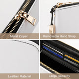 MyArtsyGift -  Custom Long Style Wallet Personalized Zipper Purse Credit Card Clutch for Men Women