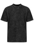 Custom 230g Washed Cotton T-Shirt - Back Print - Ships from Canada