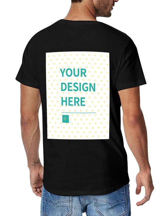 Custom 180g Cotton T-Shirt - Western Canada Dispatch - Back Print - Ships from Canada